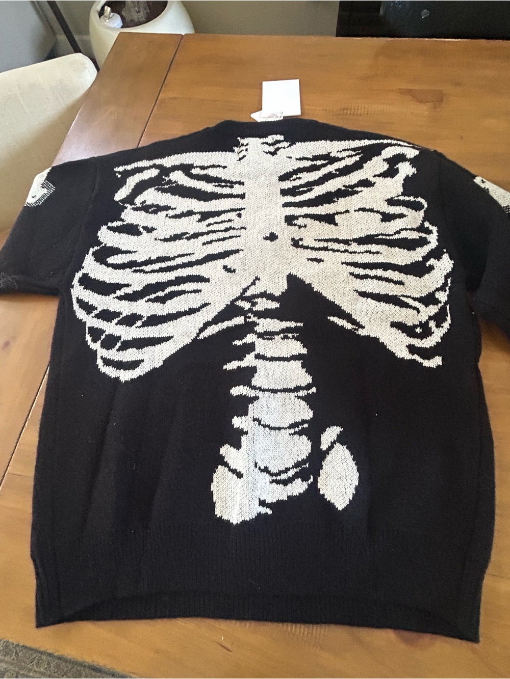 Elfric Eden Black Skeleton Sweater
